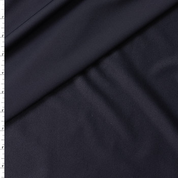 Black Brushed Back Stretch Performance Knit #31638 Fabric By The Yard