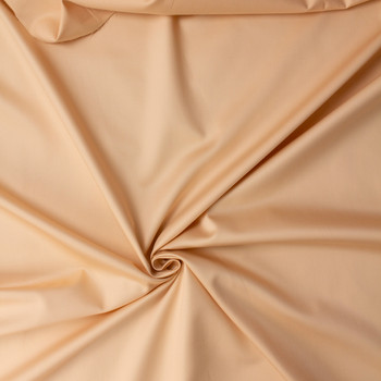 Soft Apricot Designer Cotton Sateen #31650 Fabric By The Yard - Wide shot
