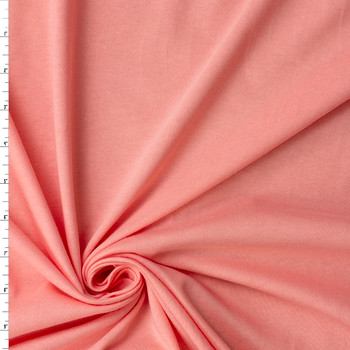Peach Organic Cotton Jersey #31656 Fabric By The Yard