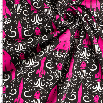 Rocket Pop Cotton Jersey Knit Print #31673 Fabric By The Yard