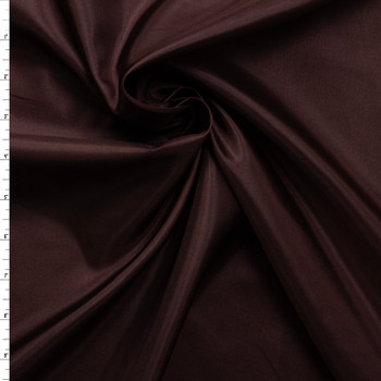 Chocolate Japanese Poly Habotai #31684 Fabric By The Yard