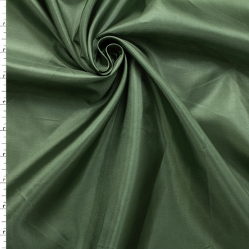 Dark Olive Japanese Poly Habotai #31706 Fabric By The Yard