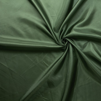 Dark Olive Japanese Poly Habotai #31706 Fabric By The Yard - Wide shot