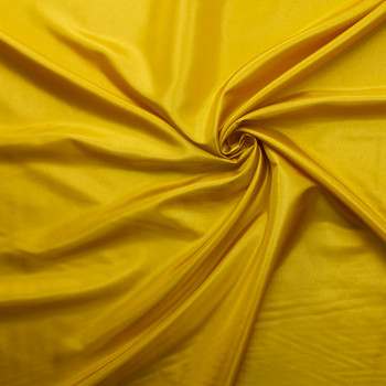 Bright Gold Japanese Poly Habotai #31714 Fabric By The Yard - Wide shot