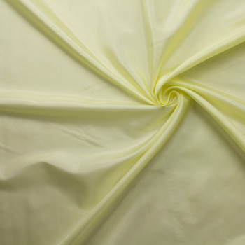 Light Lemon Japanese Poly Habotai #31715 Fabric By The Yard - Wide shot
