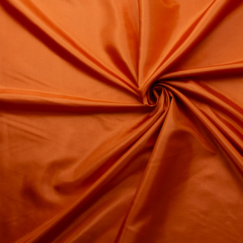 Pumpkin Japanese Poly Habotai #31720 Fabric By The Yard - Wide shot