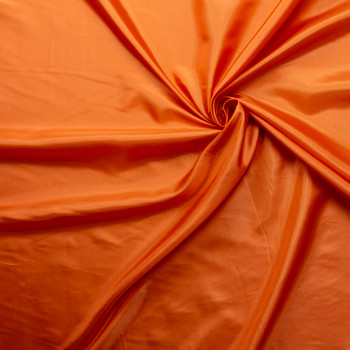 Orange Japanese Poly Habotai #31721 Fabric By The Yard - Wide shot