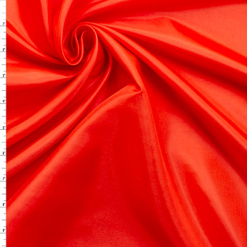 Red Japanese Poly Habotai #31722 Fabric By The Yard