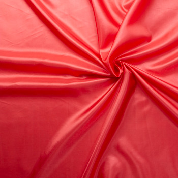 Salmon Japanese Poly Habotai #31727 Fabric By The Yard - Wide shot