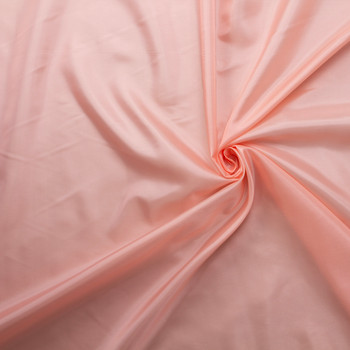 Light Salmon Japanese Poly Habotai #31729 Fabric By The Yard - Wide shot