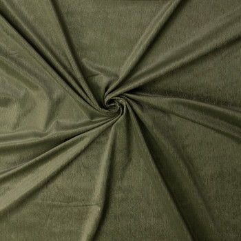 Olive Italian Designer 14 Wale Corduroy #31763 Fabric By The Yard - Wide shot