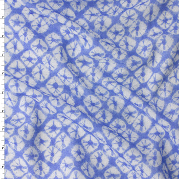 Sky Blue Sand Dollar Wash Cotton Gauze #31808 Fabric By The Yard