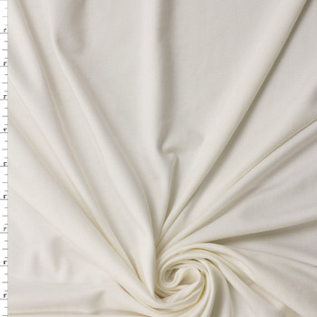Ivory Heavyweight Stretch Rayon/Spandex Jersey #31877 Fabric By The Yard