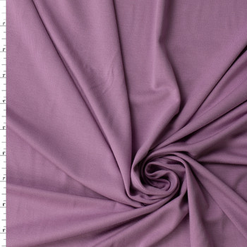 Dusty Lilac Heavyweight Stretch Rayon/Spandex Jersey #31878 Fabric By The Yard
