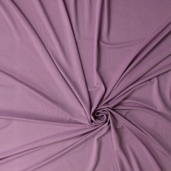 Dusty Lilac Heavyweight Stretch Rayon/Spandex Jersey #31878 Fabric By The Yard - Wide shot