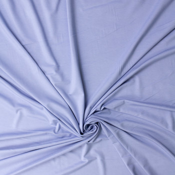 Sky Blue Heavyweight Stretch Rayon/Spandex Jersey #31881 Fabric By The Yard - Wide shot