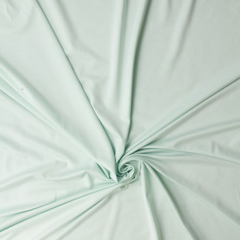 Mint Green Heavyweight Stretch Rayon/Spandex Jersey #31884 Fabric By The Yard - Wide shot