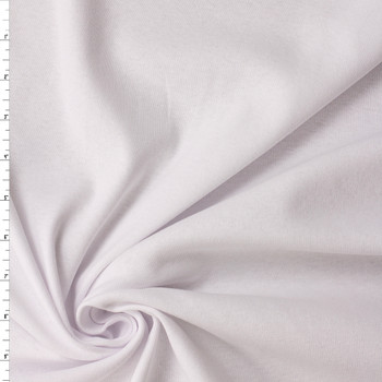 White Cotton Rib Knit #31896 Fabric By The Yard