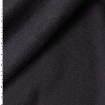 Black Heavy Cotton Sweatshirt Fleece #31901 Fabric By The Yard