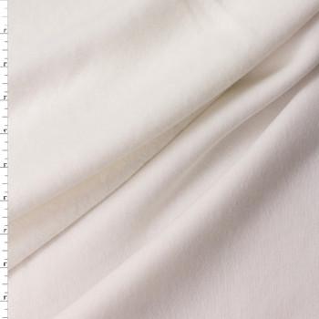 White Heavy Cotton Sweatshirt Fleece #31903 Fabric By The Yard