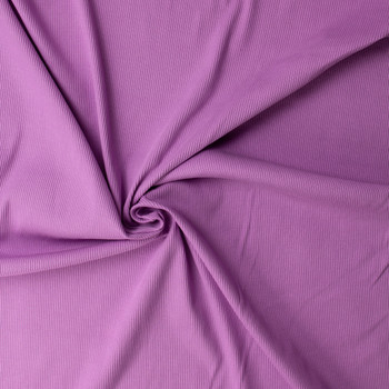 Lilac Heavyweight Stretch Rib #31912 Fabric By The Yard - Wide shot