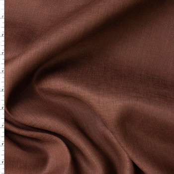 Chocolate Two Tone Designer Linen #31922 Fabric By The Yard