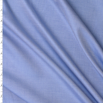 Denim Blue Two Tone Twill Weave Cotton Shirting #31946 Fabric By The Yard