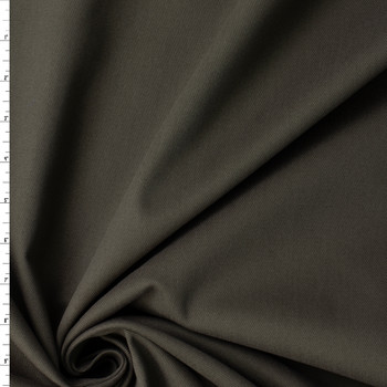 Dark Olive Designer Cotton Bull Denim #32021 Fabric By The Yard