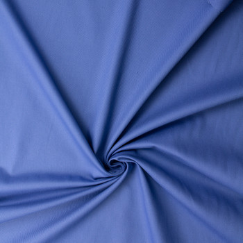 Cadet Blue Designer Cotton Bull Denim #32022 Fabric By The Yard - Wide shot