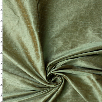 Eucalyptus Two Tone Silk Dupioni #32068 Fabric By The Yard