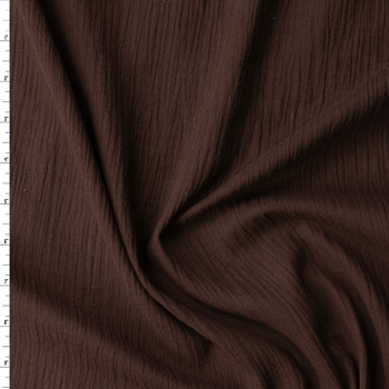 Chocolate Cotton Gauze #32076 Fabric By The Yard