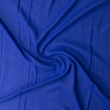Royal Blue Cotton Gauze #32082 Fabric By The Yard - Wide shot