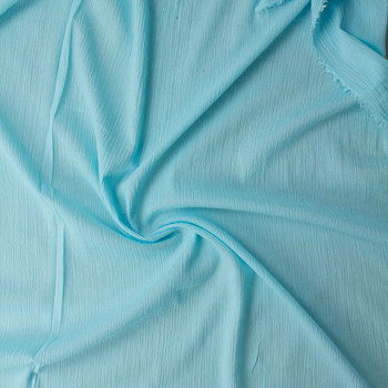 Aqua Cotton Gauze #32083 Fabric By The Yard - Wide shot