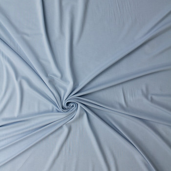 Ice Blue Heavyweight Stretch Rayon/Spandex Jersey #32091 Fabric By The Yard - Wide shot