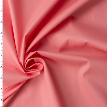 Salmon Stretch Cotton Poplin #32112 Fabric By The Yard