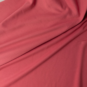 Dusty Azalea Peached Cotton Blend Sweatshirt Fleece from ‘Beyond Yoga’ #32150 Fabric By The Yard - Wide shot