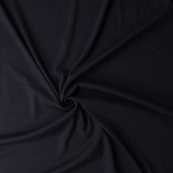Black Peached Stretch Rib from ‘Beyond Yoga’ #32153 Fabric By The Yard - Wide shot