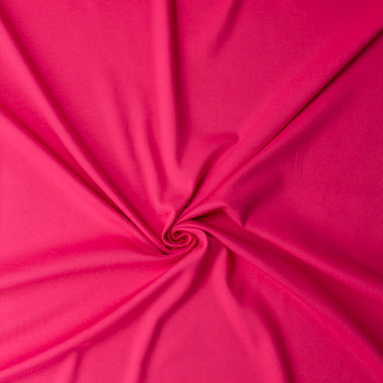 Bright Pink Peached Stretch Rib from ‘Beyond Yoga’ #32157 Fabric By The Yard - Wide shot