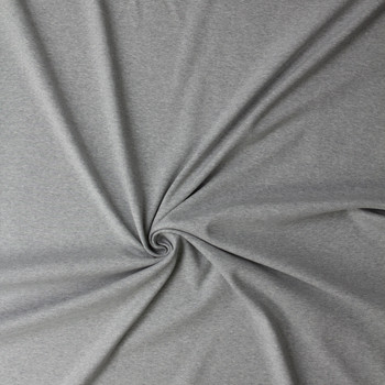 Heather Grey Peached Stretch Rib from ‘Beyond Yoga’ #32161 Fabric By The Yard - Wide shot