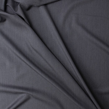 Charcoal Melange Super 120s Worsted Wool #32169 Fabric By The Yard - Wide shot