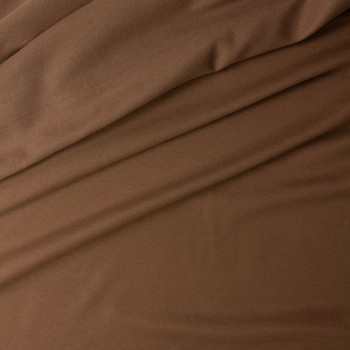 Cocoa Peached Cotton Blend Sweatshirt Fleece from ‘Beyond Yoga’ #32173 Fabric By The Yard - Wide shot