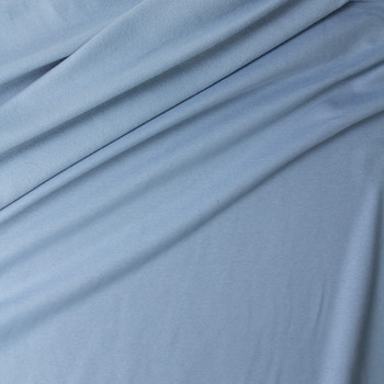 Sky Blue Peached Cotton Blend Sweatshirt Fleece from ‘Beyond Yoga’ #32174 Fabric By The Yard - Wide shot