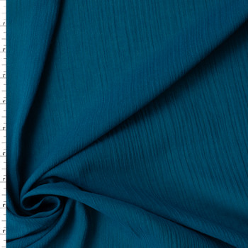 Teal Cotton Gauze #32181 Fabric By The Yard