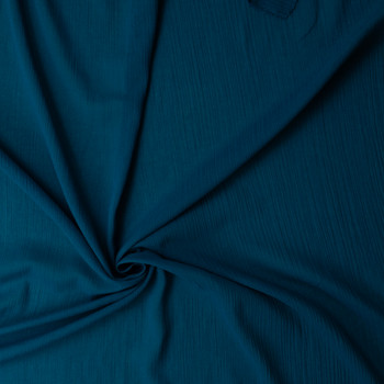 Teal Cotton Gauze #32181 Fabric By The Yard - Wide shot