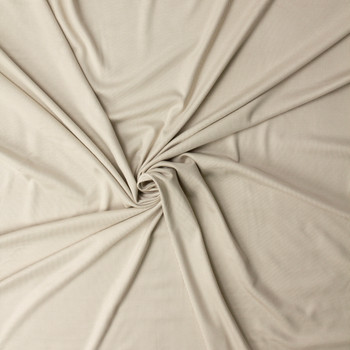 Limestone Heavy 2x1 Rayon/Spandex Rib Knit #32204 Fabric By The Yard - Wide shot
