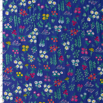 Aquarelle — AQU-66757 — Floral Pigments Wet Cotton Poplin from Art Gallery Fabrics #32211 Fabric By The Yard