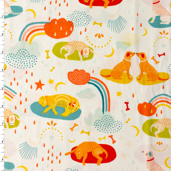 Oh, Woof! — OHW-68687 — Daydream Dogdream Cotton Poplin from Art Gallery Fabrics #32217 Fabric By The Yard