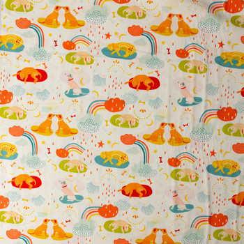 Oh, Woof! — OHW-68687 — Daydream Dogdream Cotton Poplin from Art Gallery Fabrics #32217 Fabric By The Yard - Wide shot