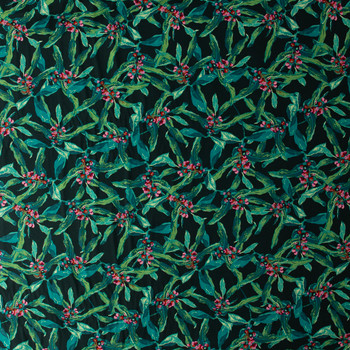 Boscage — BSC-89907 — Jungle Berries Cotton Poplin from Art Gallery Fabrics #32229 Fabric By The Yard - Wide shot