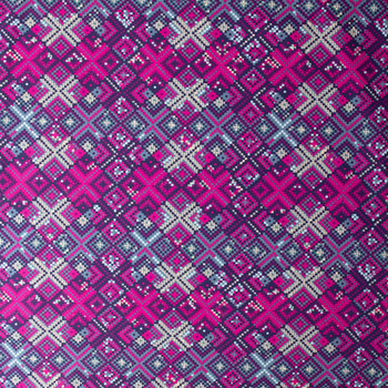 Mystical Land — MSL-23966 — Refractions Violet Cotton Poplin from Art Gallery Fabrics #32232 Fabric By The Yard - Wide shot